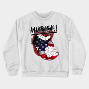 OTE Murica diamond mouth"No Out" Crewneck Sweatshirt